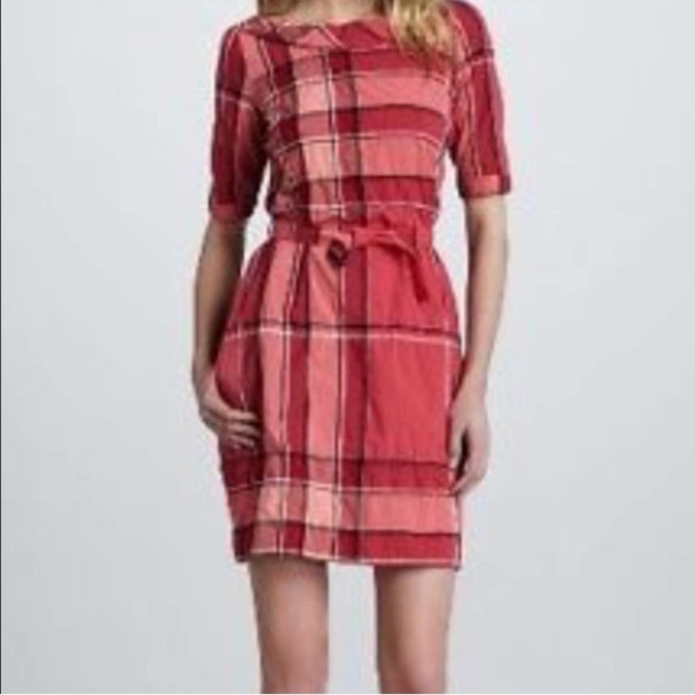 Burberry Beige and Black Plaid Dress - Picture 7 of 7